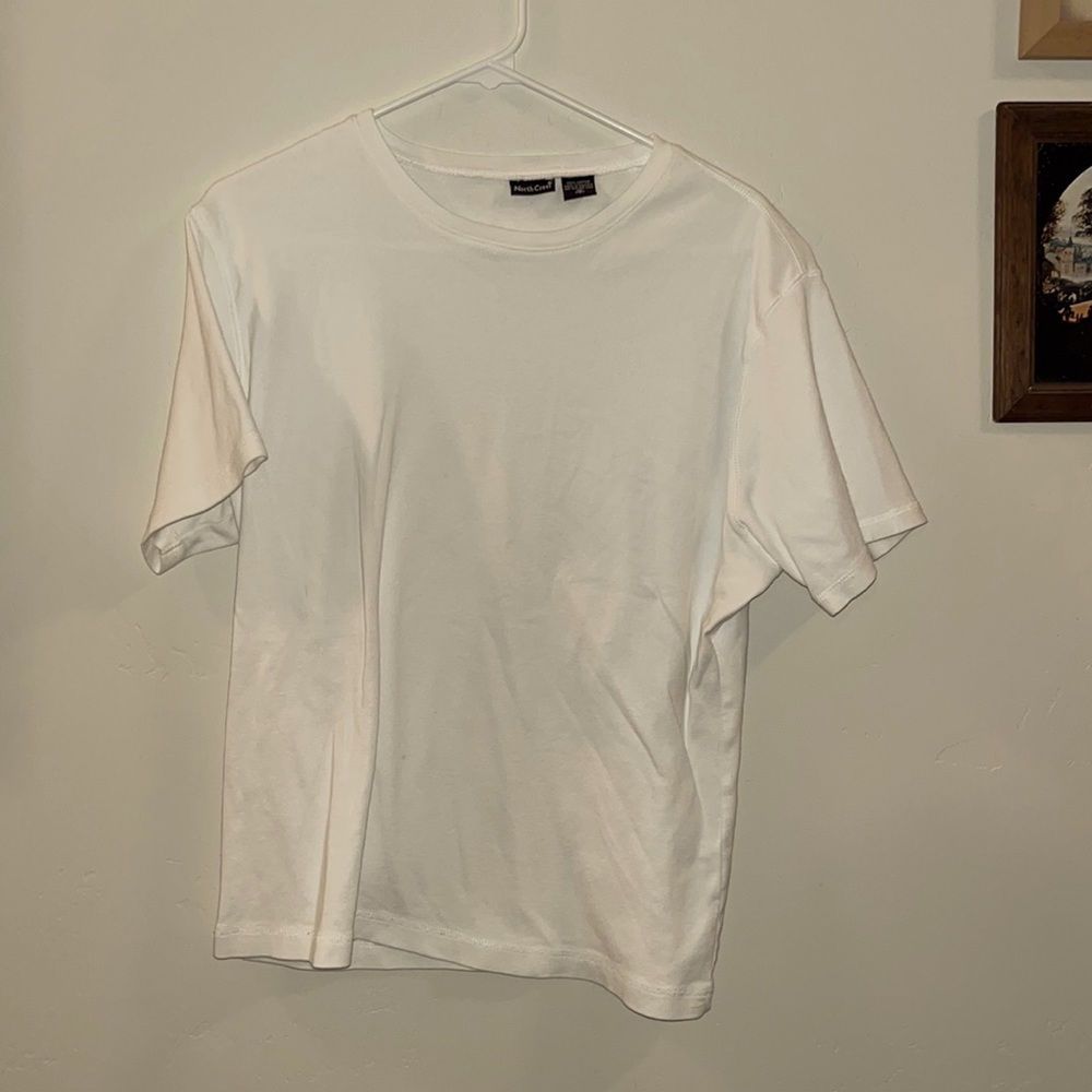 Women’s Short Sleeved T-Shirt, White, North Crest, Size XL (18), Good Condition